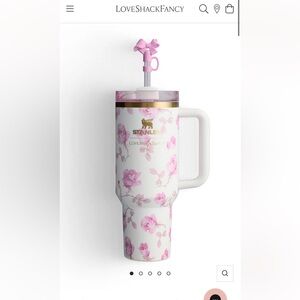 Stanley x love shack fancy ribbon Rosa 40oz
